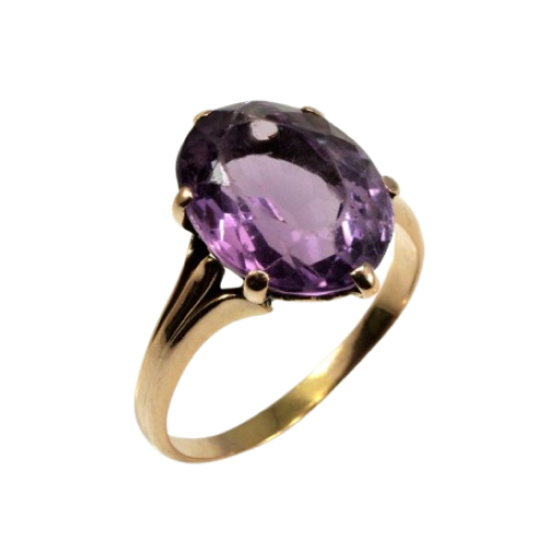 Purple Gemstone Ring